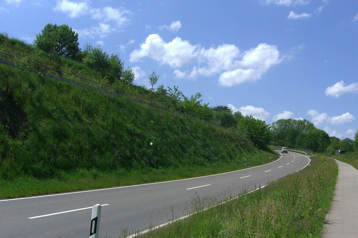 Carretera de circunvalación A 1897 entre Backnang y Erbstetten, Alemania, 2000