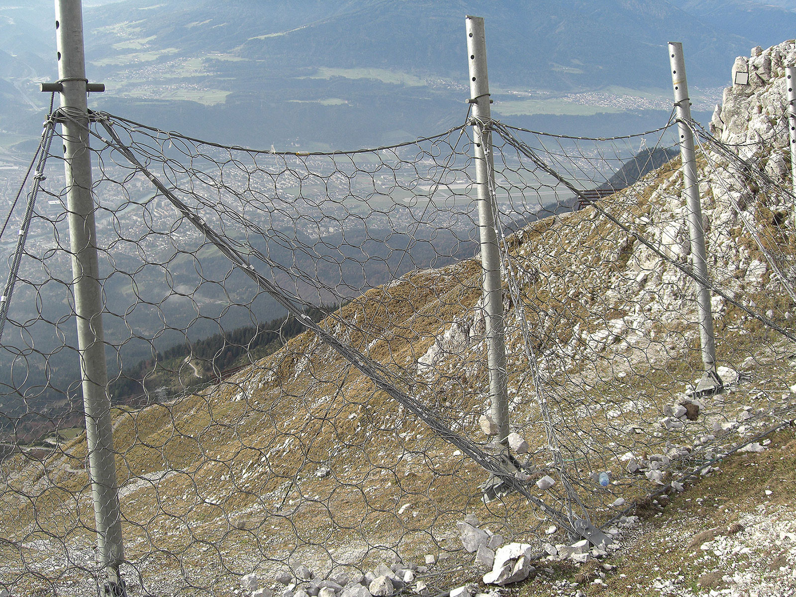 arrera dinámica de protección contra avalanchas Innsbruck 2007